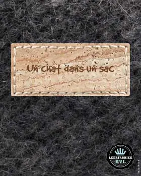 Washable Leather Labels